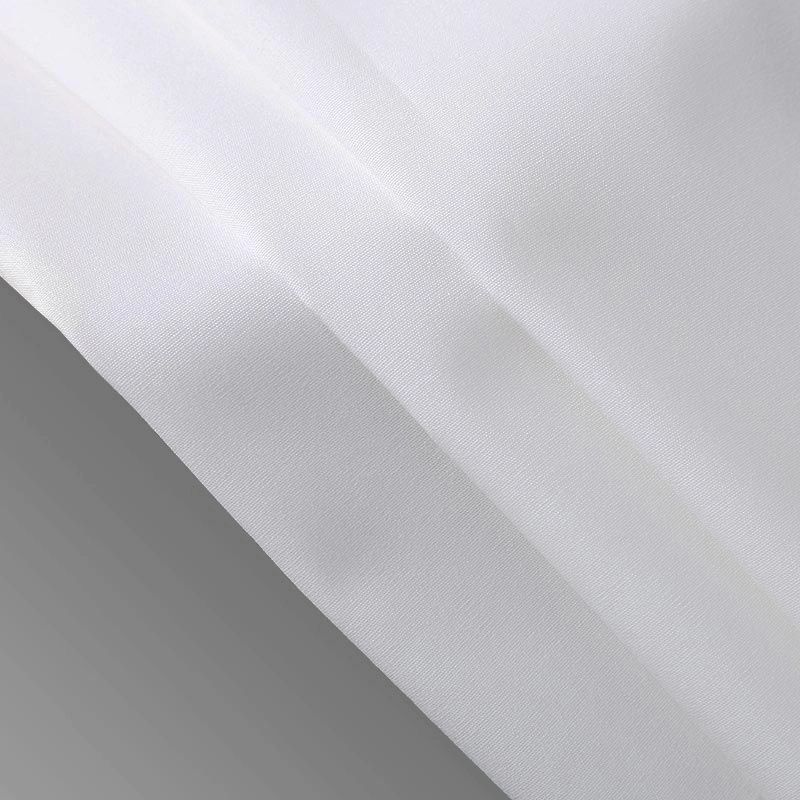 50 bomull 50 polyester vanlig vev hvit 200t hotell tekstil stoff