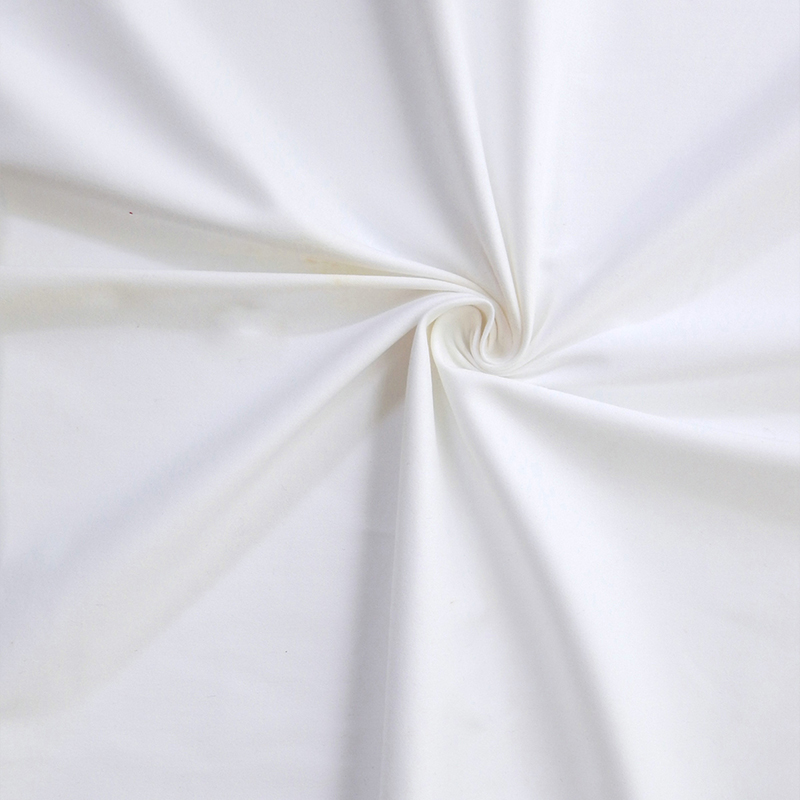 Kammet bomull 60s 330 TC Hotel Bed Linen Stoff Pure White