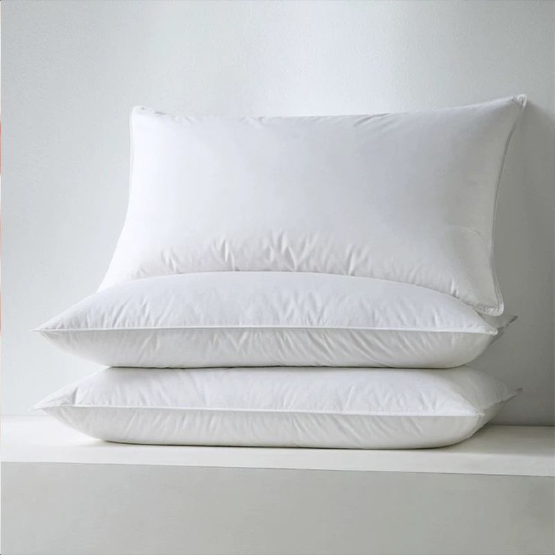 Bomull 233t percale skall 50% hvit and ned fjærputer for hotell
