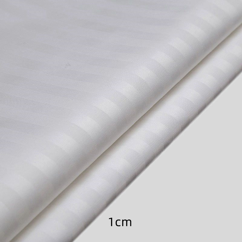 Lang stift bomull TC330 Satin Striped Hotel Textile Bedding Stoff